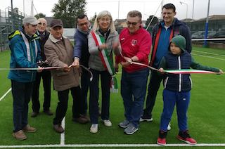 Inaugurato il nuovo campo da tennis a Salsasio
