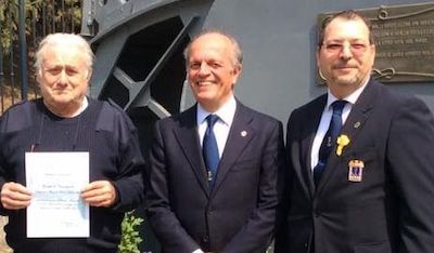 Attestato di benemerenza ai Marinai di Carmagnola