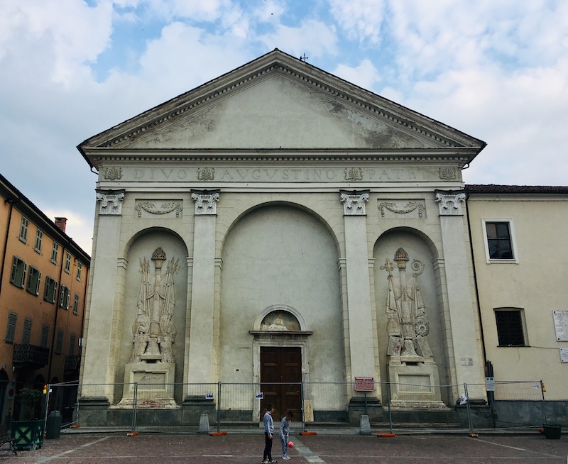 Carmagnola Sant'Agostino chiesa sicurezza