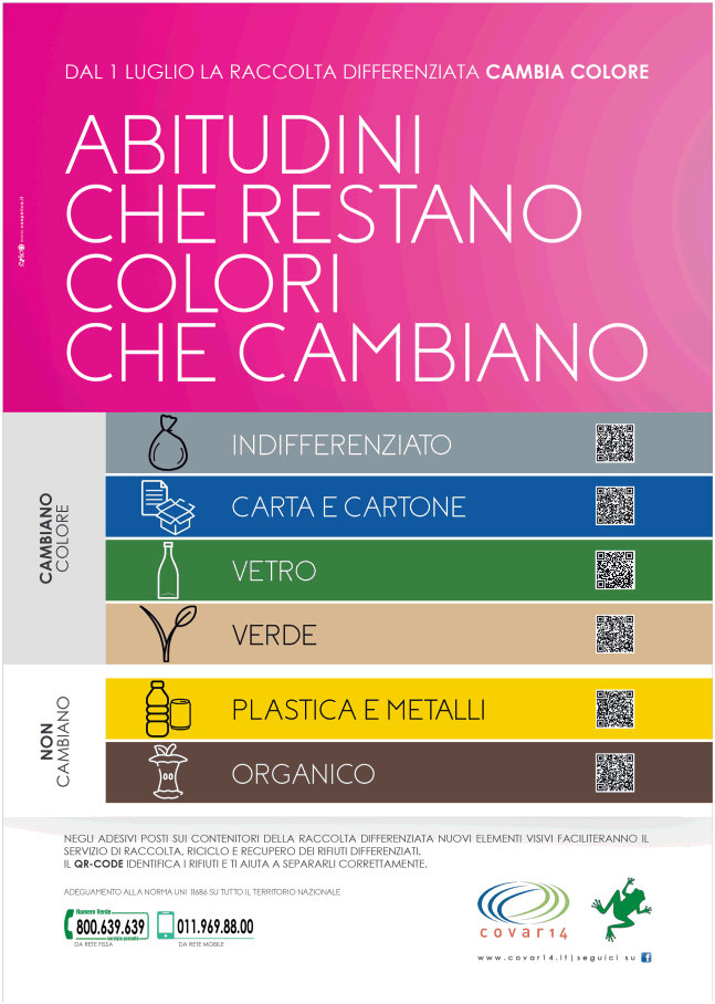 colori covar14 campagna raccolta differenziata