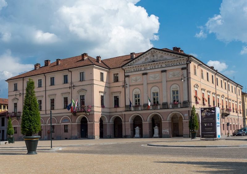 Municipio di Racconigi scalone monumentale