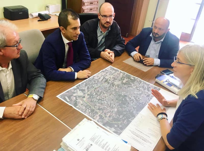 L'assessore regionale Gabusi a Carmagnola per la tangenziale