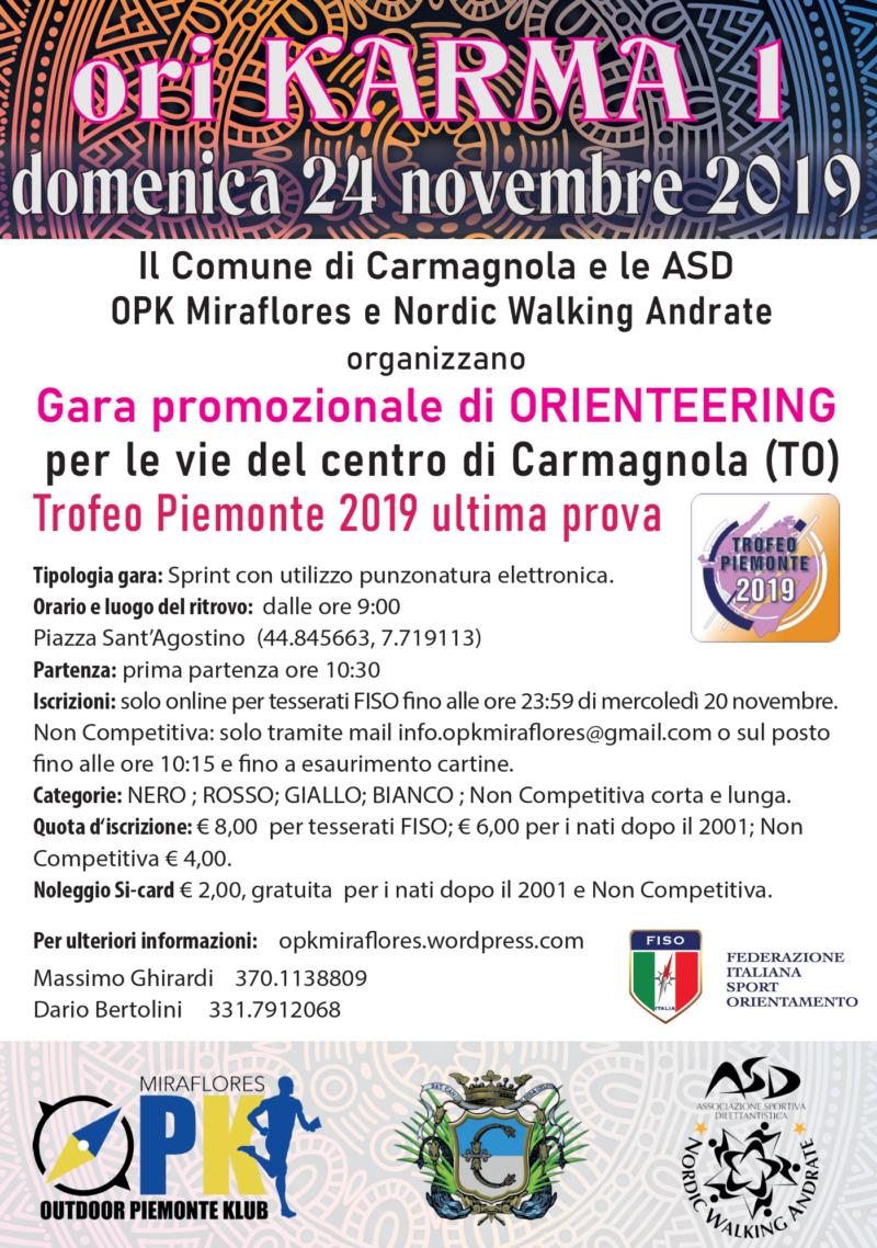 Orienteering Carmagnola