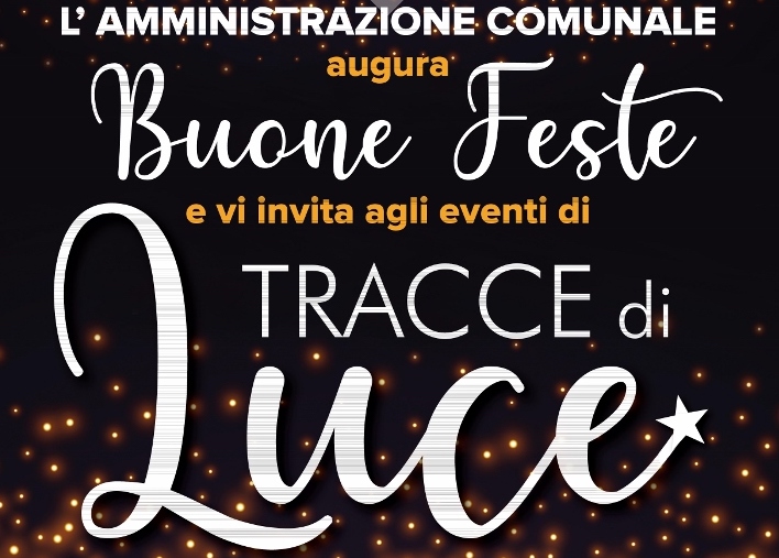 tracce di luce natale 2019 Carmagnola