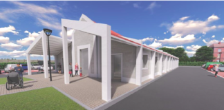 Il progetto della nuova area mercatale di Santena