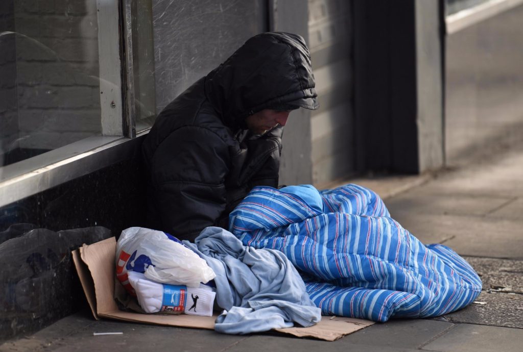 senzatetto senza fissa dimora