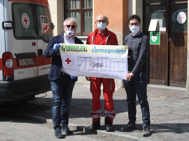 croce rossa carmagnola covid donazione