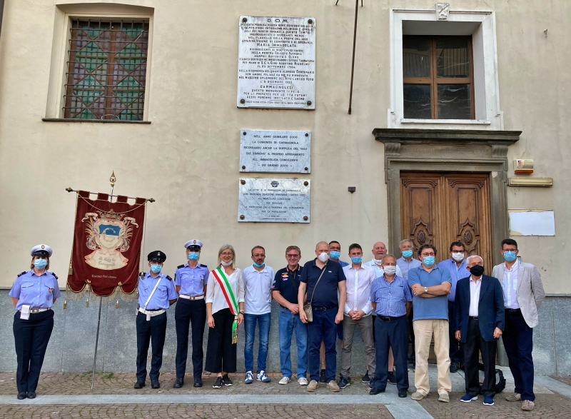 Targa Voto Immacolata Carmagnola Coronavirus