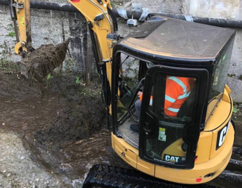 Lavori di manutenzione ai corsi d'acqua di Carmagnola