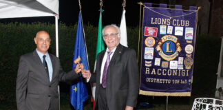 Lions Racconigi passaggio consegne da Mano a Fava