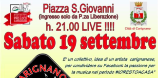 Carignano alza la voce LIVE