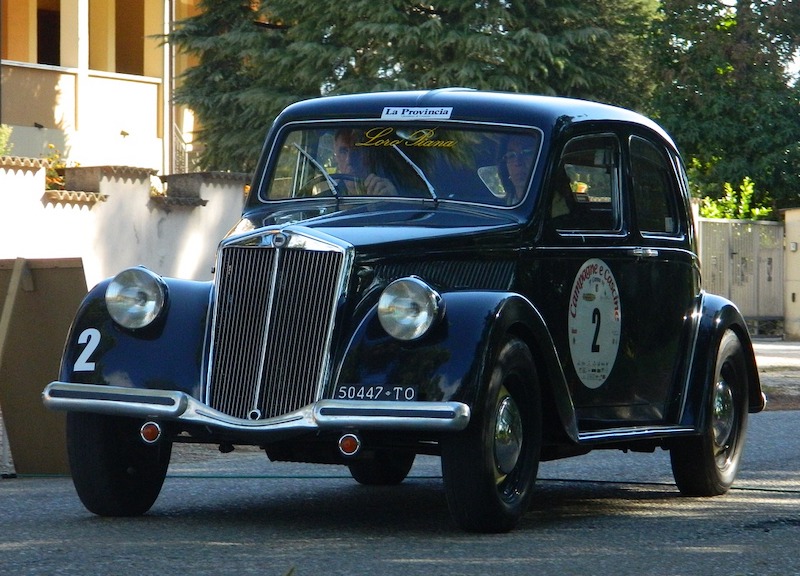 Raduno di auto storiche alle sorgenti del Po con lo Sport Rally Team