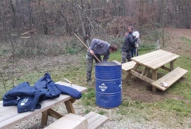 Ripresi i lavori di valorizzazione del Bosco del Merlino
