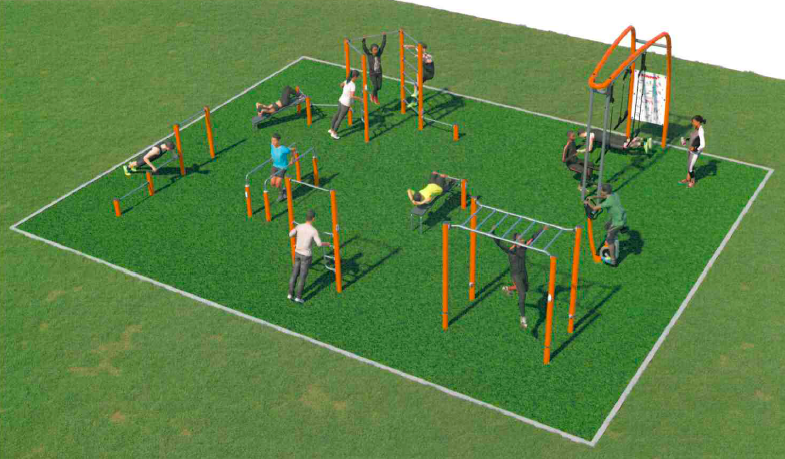 Area Fitness parco Cascina Vigna Carmagnola