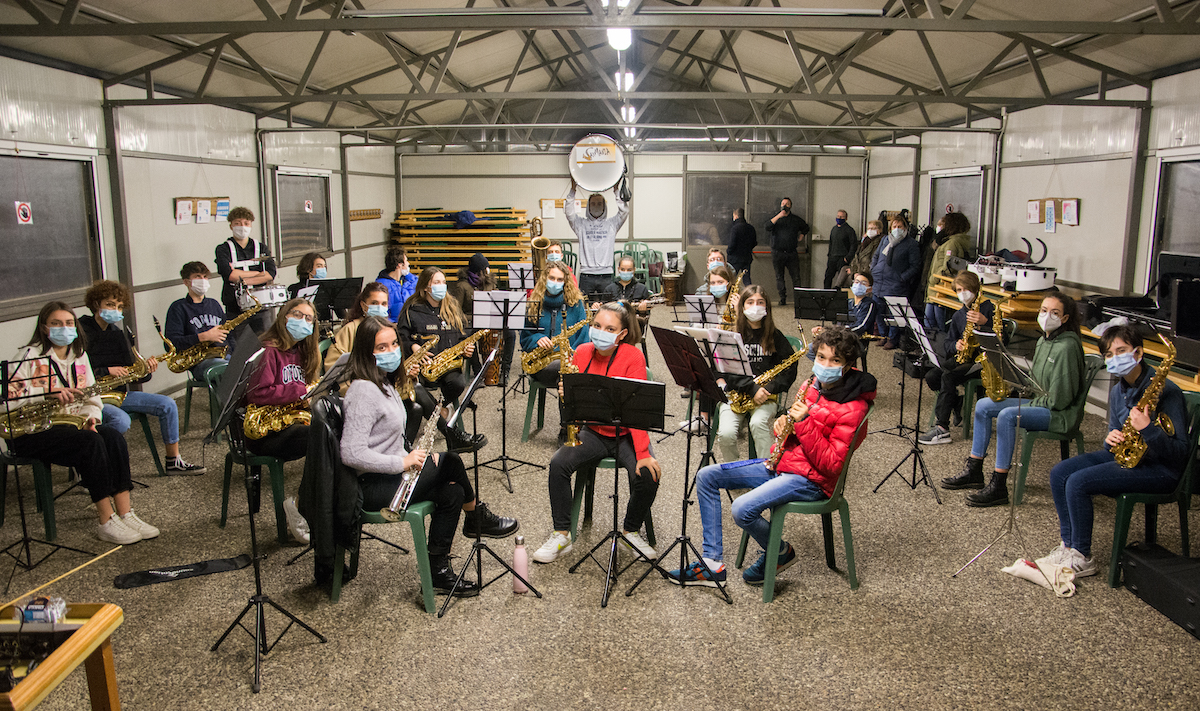 Saxmania Angeli di Ninfa videoclip Carmagnola