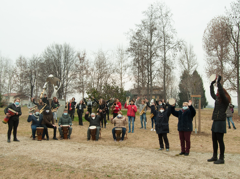 Saxmania Angeli di Ninfa videoclip Carmagnola