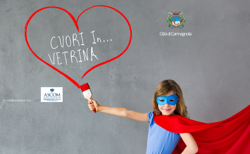 Cuori in Vetrina: ecco i negozi di Carmagnola aderenti