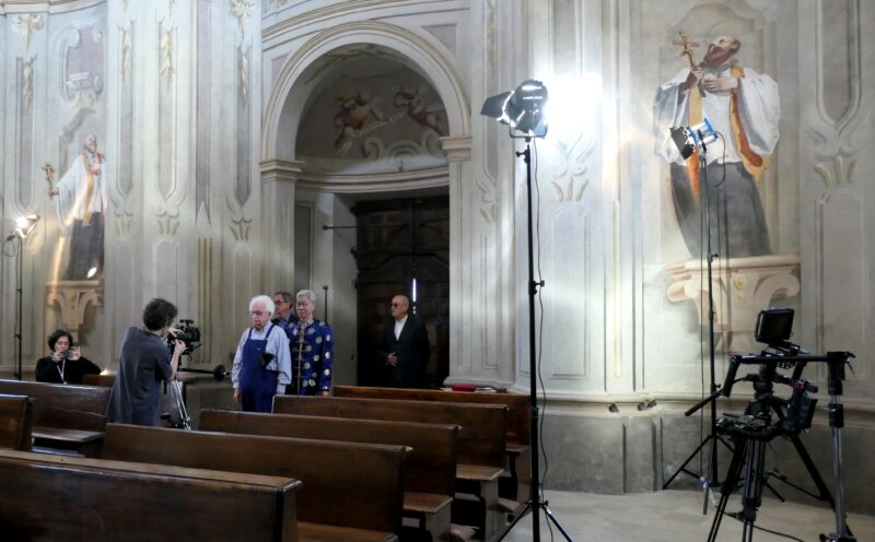 Spot promozionale al Valinotto di Carignano con Bruno Gambarotta