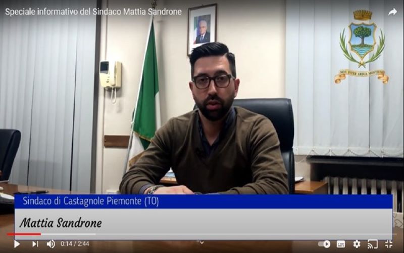 Castagnole, inaugurato il nuovo canale YouTube del Comune