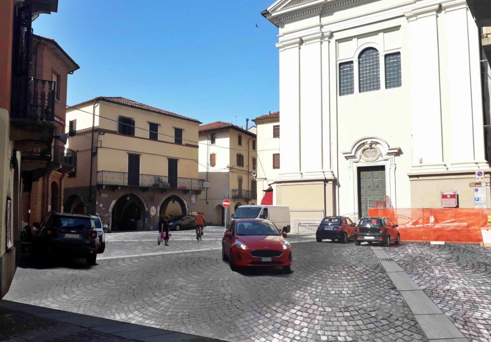 Mercati: al via i lavori in piazza Garavella a Carmagnola