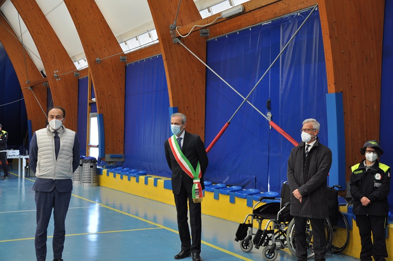 Inaugurato il nuovo centro vaccinale di Vinovo