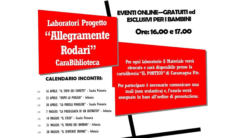 CaraBiblioteca, tante iniziative e incontri sulla lettura