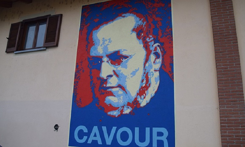 Santena, due murales dedicati a Cavour e al Risorgimento