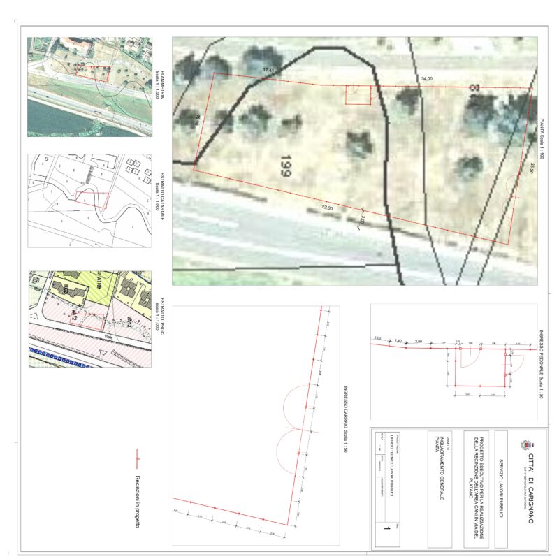 progetto area cani a carignano