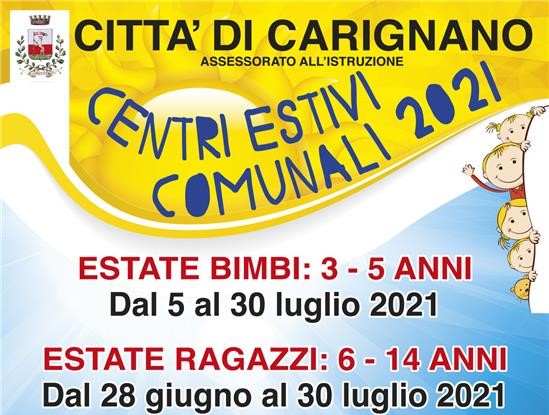 centro estivo carignano 2021