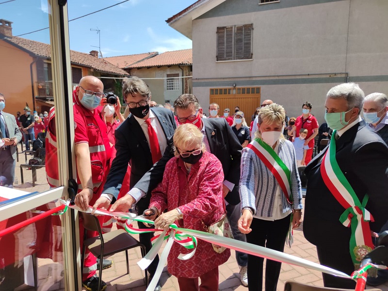 Pralormo, inaugurato il nuovo distaccamento della Croce Rossa