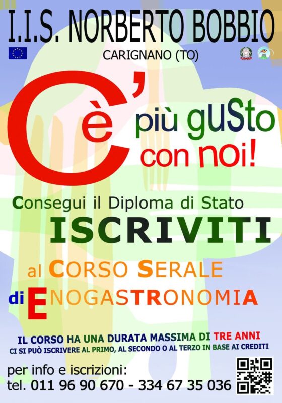 Corso serale enogastronomia Carignano