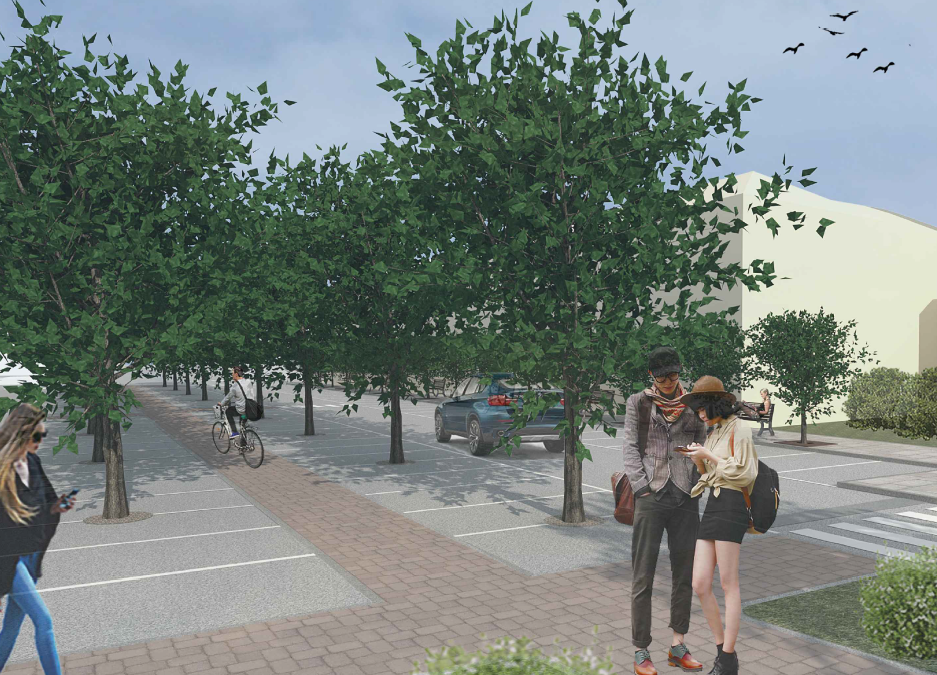 lavori piazza Rayneri Carmagnola PNRR
