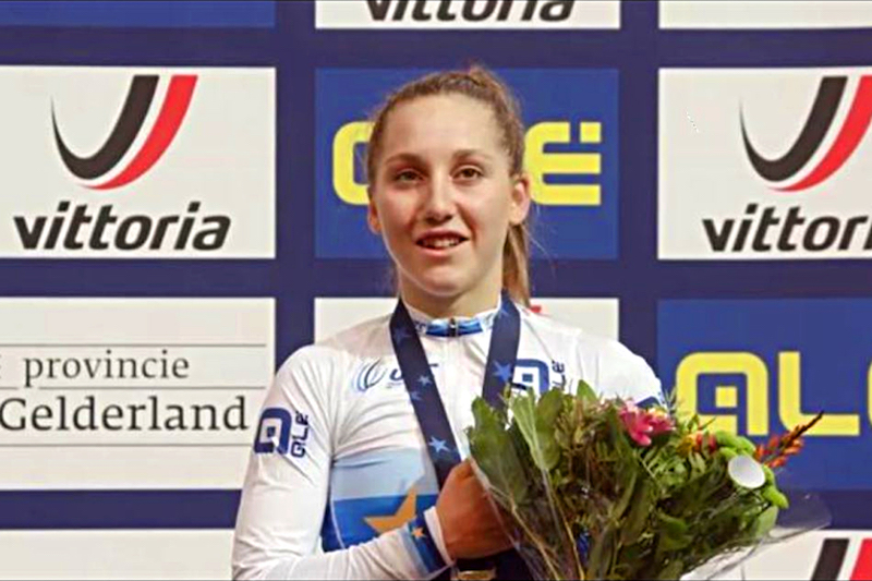 Valentina Basilico oro agli Europei di Ciclismo su pista