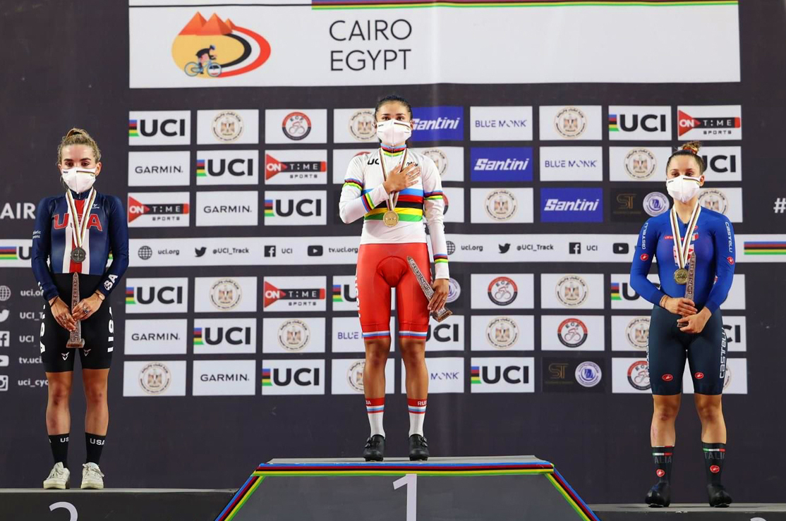Terza medaglia per Valentina Basilico ai Mondiali di ciclismo in Egitto