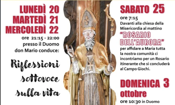 A Carignano prende il via la festa patronale di San Remigio 2021