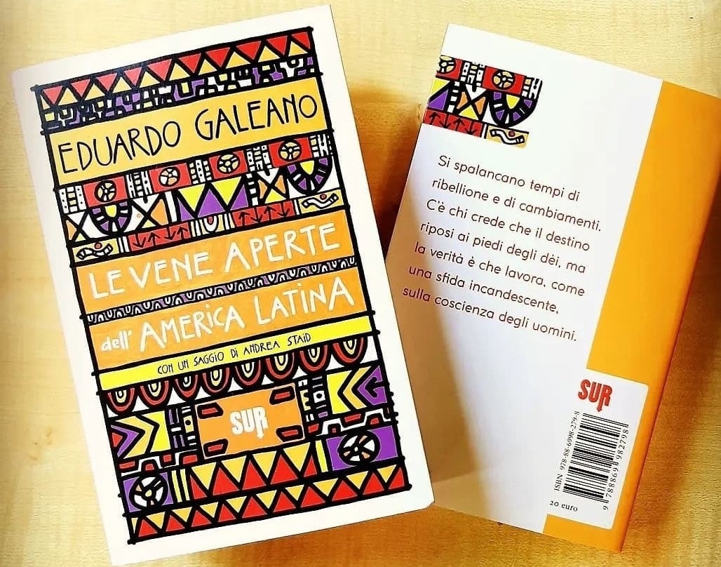 Coco Cano illustra la copertina di un libro di Eduardo Galeano