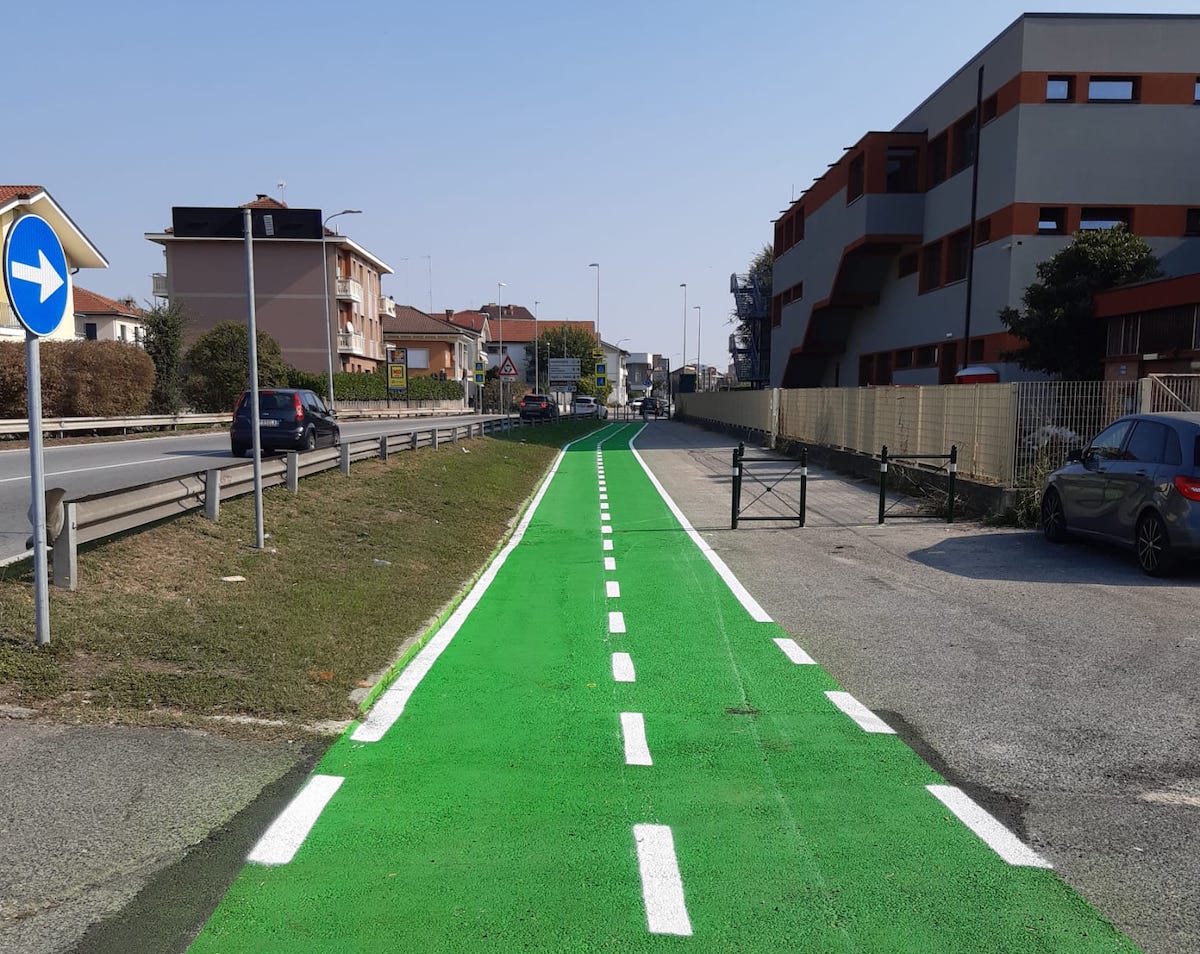 Piste ciclabili a Carmagnola, tocca a via Racconigi e via Sommariva