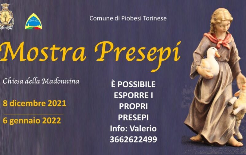 Dall'8 dicembre la mostra dei presepi a Piobesi: aperte le iscrizioni