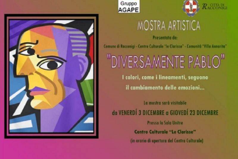 Alla biblioteca Le Clarisse di Racconigi la mostra "Diversamente Pablo"