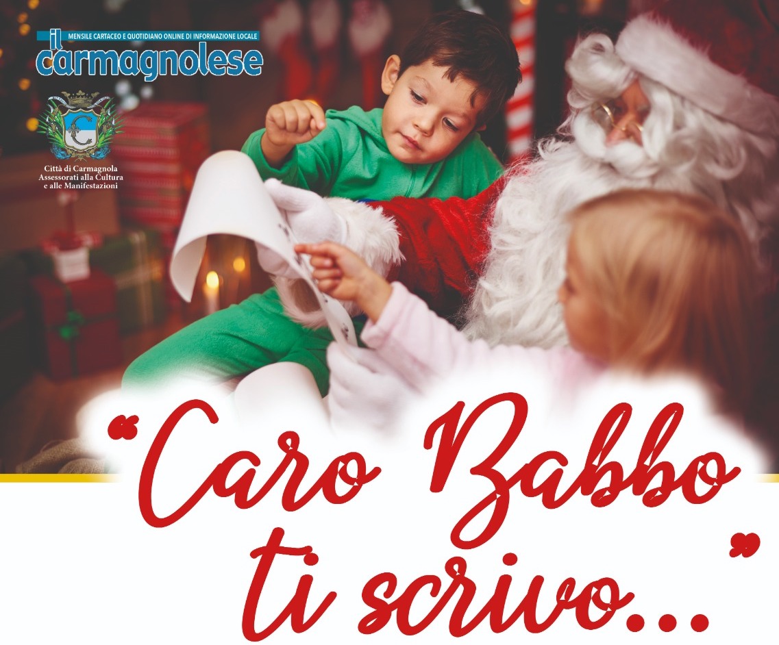 “Caro Babbo ti scrivo”, a Carmagnola un concorso per le migliori letterine di Natale