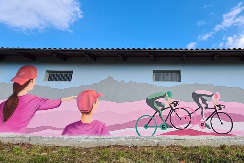 castagnole piemonte murale giro italia