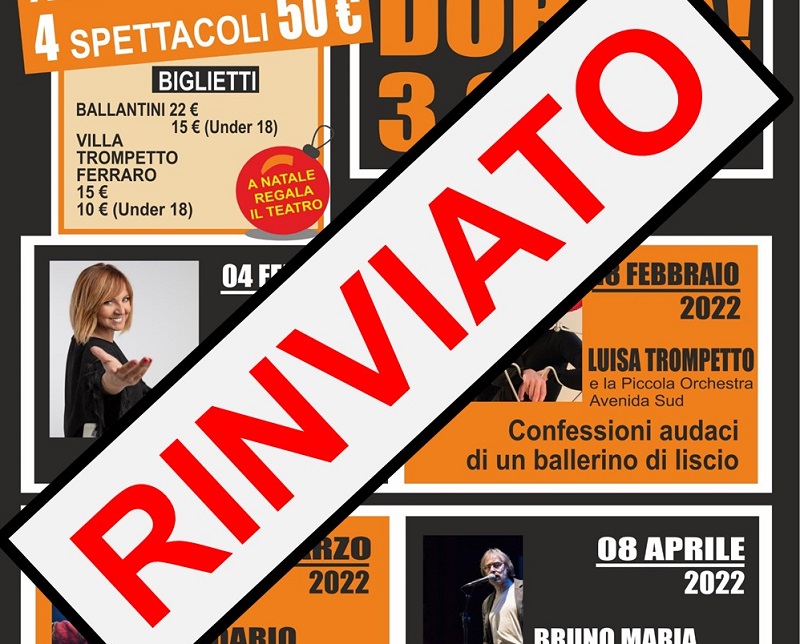 Vinovo rinviata rassegna teatrale