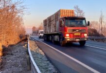 ponte sul po grande viabilità carignano carmagnola regione piemonte