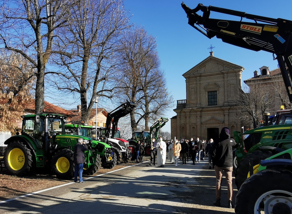 Carmagnola: nuova protesta anti-nucleare degli agricoltori a Casanova