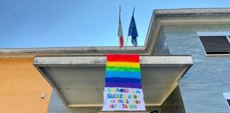 Pancalieri striscione pace