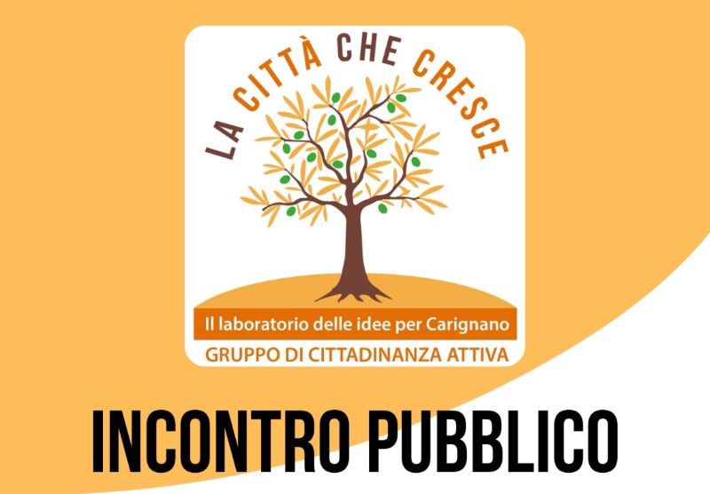 Carignano, questa sera un incontro del gruppo "La Città che Cresce"