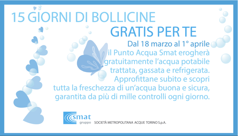 Venerdì sarà inaugurato a La Loggia un nuovo Punto Acqua Smat