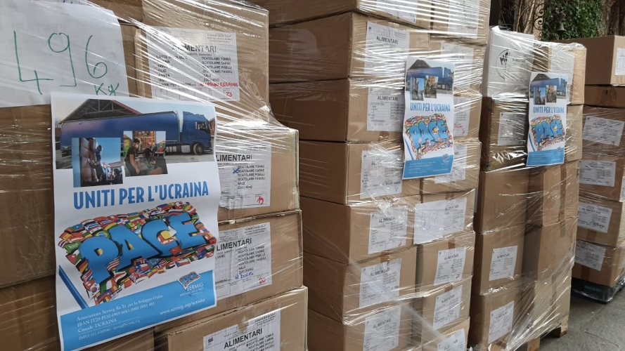 Le iniziative di raccolta solidale per l'Ucraina a Villastellone e dintorni