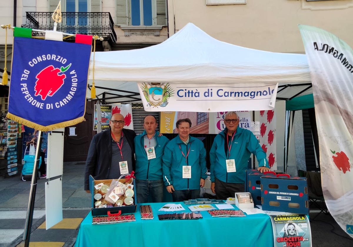 I gazebo di Carmagnola agli eventi del Distretto del Cibo