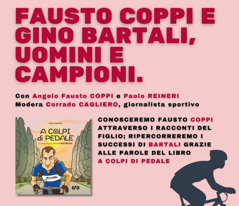 Santena, incontro sulle due leggende del ciclismo Coppi e Bartali